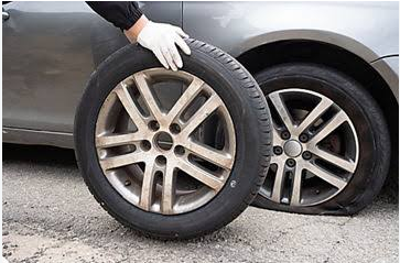 Flat Tire Change in Nashville